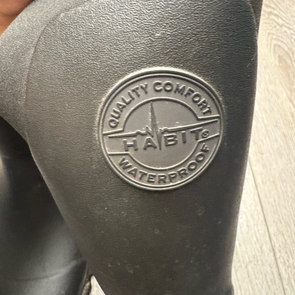 Habit waterproof Black Tall Rubber Boots - Picture 2 of 13